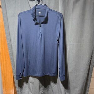 Old Navy Men's Navy Half-Zip Long Sleeve Pullover